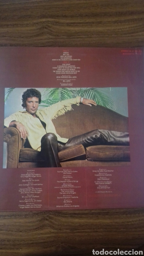 Discos de vinilo: Tom Jones. Darlin. 1.981 - Foto 2