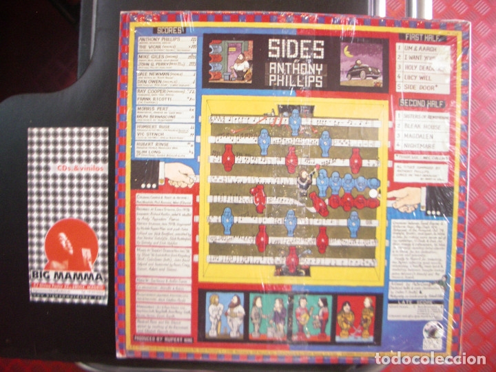 Discos de vinilo: ANTHONY PHILLIPS- SIDES. LP. GENESIS. - Foto 2