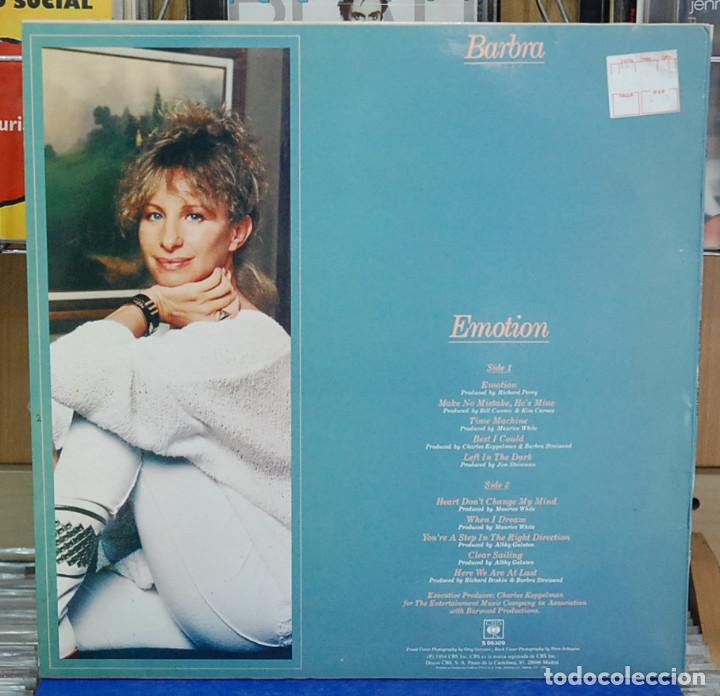Discos de vinilo: Barbara. Emotion. CBS 1984, ref. S 86309. LP - Foto 2