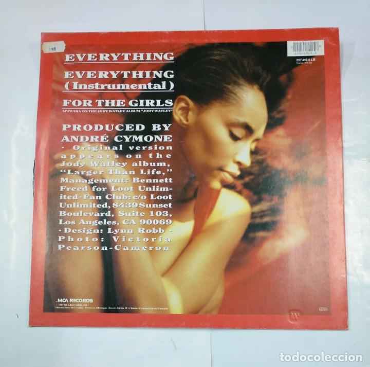 Discos de vinilo: JODY WATLEY. EVERYTHING. MAXI-SINGLE. TDKDA28 - Foto 2