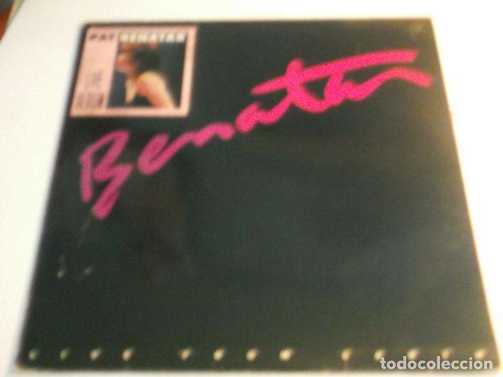 Discos de vinilo: PAT BENATAR-LIVE FROM EARTH-ORIGINAL ESPA&Ntilde;OL 1983-CONTIENE ENCARTE