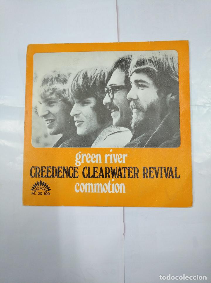 Discos de vinilo: CREEDENCE CLEARWATER REVIVAL. - GREEN RIVER. COMMOTION. SINGLE. TDKDS4 - Foto 1