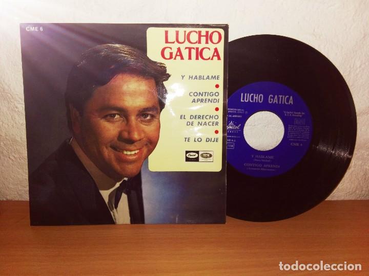 Discos de vinilo: LUCHO GATICA Y HABLAME - Foto 1