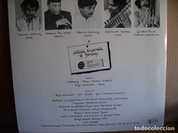 Discos de vinilo: MUSIC ENSEMBLE OF BENARES ---- SAME - Foto 2