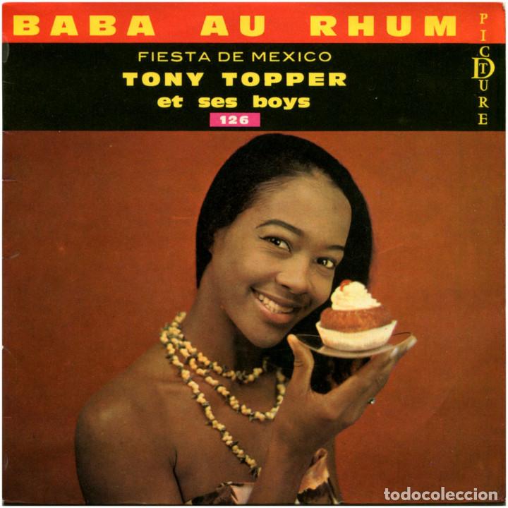 Disques de vinyle: Tony Topper et ses Boys - Baba Au Rhum - Sg France - Picture D 126