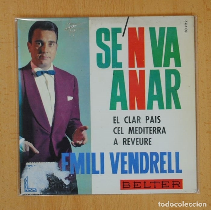 Discos de vinilo: EMILI VENDRELL - SE&acute;N VA ANAR + 3 - EP - Foto 1