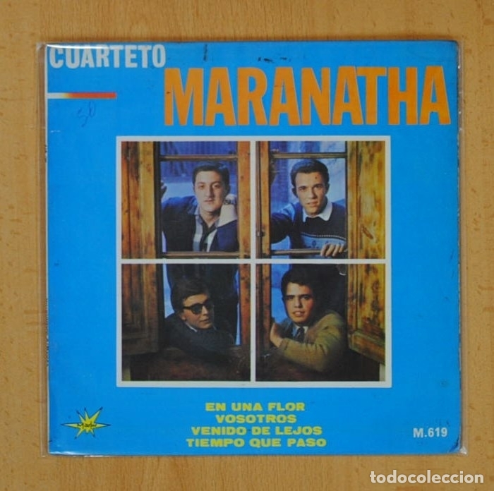 Discos de vinilo: CUARTETO MARANATHA - EN UNA FLOR + 3 - EP - Foto 1