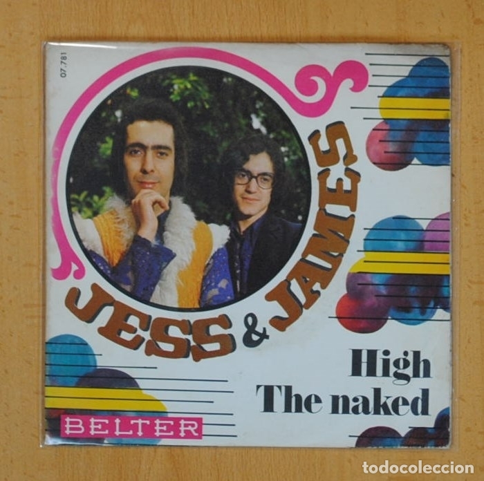 Discos de vinilo: JESS & JAMES - HIGH / THE MAKED - SINGLE - Foto 1