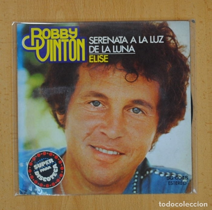 Discos de vinilo: BOBBY VINTON - SERENATA A LA LUZ / ELISE - SINGLE - Foto 1