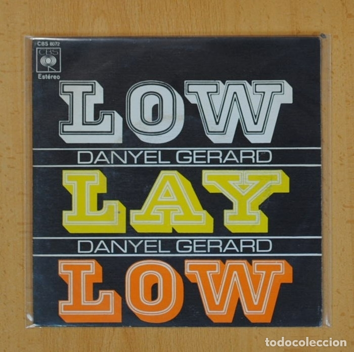 Discos de vinilo: DANYEL GERARD - LOW LAY LOW / AMEMOS - SINGLE - Foto 1