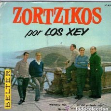 Discos de vinilo: LOS XEY - ZORTZIKOS - MAITETXU MÍA / NORTXU + 2 - EP BELTER 1961 - LIBRITO DE FOTOGRAFÍAS Y TEXTOS