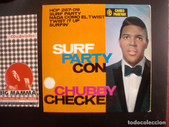 Discos de vinilo: CHUBBY CHEKER- SURF PARTY CON. EP. - Foto 1