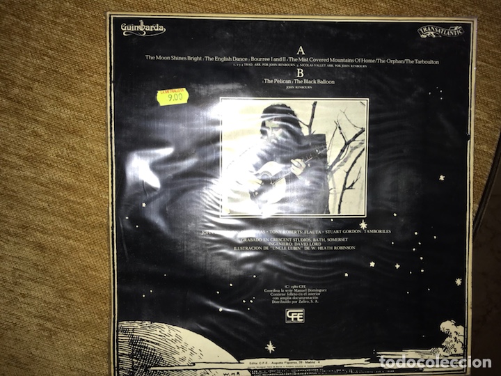 Discos de vinilo: The black balloon. John Renbourn - Foto 2