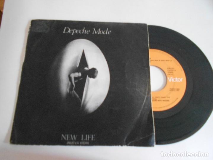 Discos de vinilo: DEPECHE MODE-SINGLE NEW LIFE - Foto 1