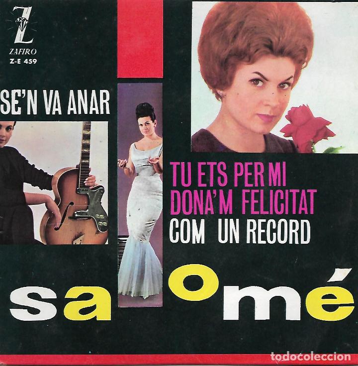 Discos de vinilo: SALOME -  SEN VA ANAR (1963) - Foto 1