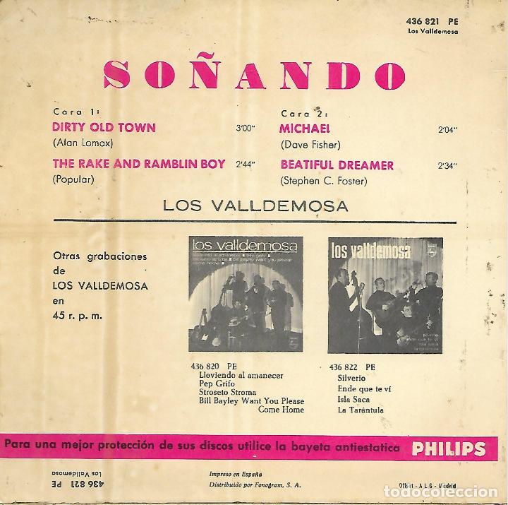 Discos de vinilo: LOS VALLDEMOSA - DIRTY OLD TOWN (1966) - Foto 2