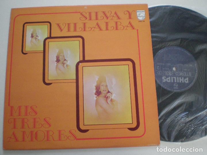 Dischi in vinile: SILVA Y VILLALBA - Mis Tres Amores  - LP COLOMBIA PHILIPS 1979// PASILLO GUABINA SANJUANERO BAMBUCO