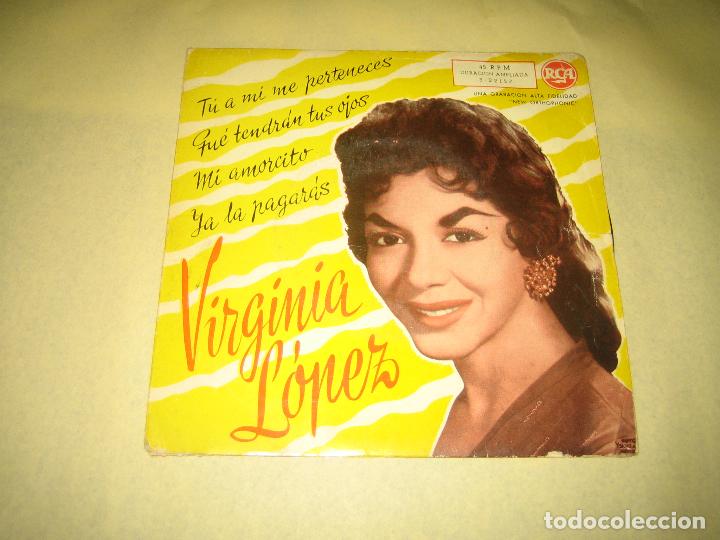 Discos de vinilo: VIRGINIA LOPEZ - EP 1960 - Foto 1