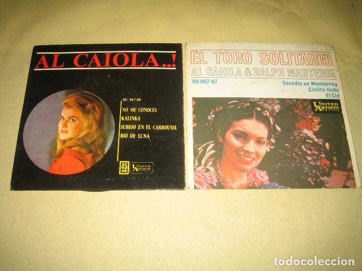 Discos de vinilo: AL CAIOLA - LOTE DE DOS EPS - Foto 1