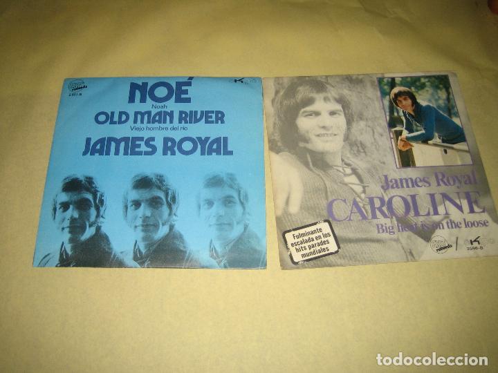 Discos de vinilo: JAMES ROYAL - LOTE DE DOS SINGLES - Foto 1