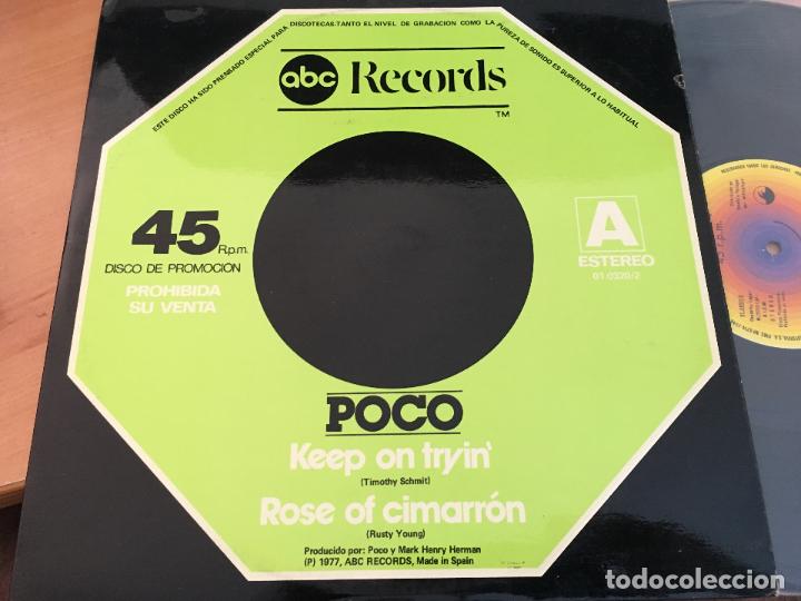 Discos de vinilo: POCO (KEEP ON TRYING) MAXI SINGLE ESPA&Ntilde;A 1977 (B-23) - Foto 1