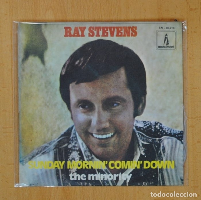 Discos de vinilo: RAY STEVENS - SUNDAY MORNIN&acute; COMIN&acute; DOWN / THE MINORITY - SINGLE - Foto 1
