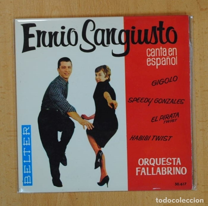 Discos de vinilo: ENNIO SANGIUSTO - GIGOLO + 3 - EP - Foto 1