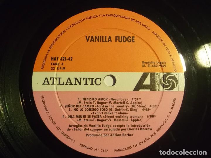 Discos de vinilo: VANILLA FUDGE-ORIGINAL ESPA&Ntilde;OL 1969 - Foto 2