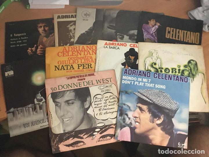Discos de vinilo: ADRIANO CELENTANO LOTE 11 SINGLE Y EP (EPI12) - Foto 1