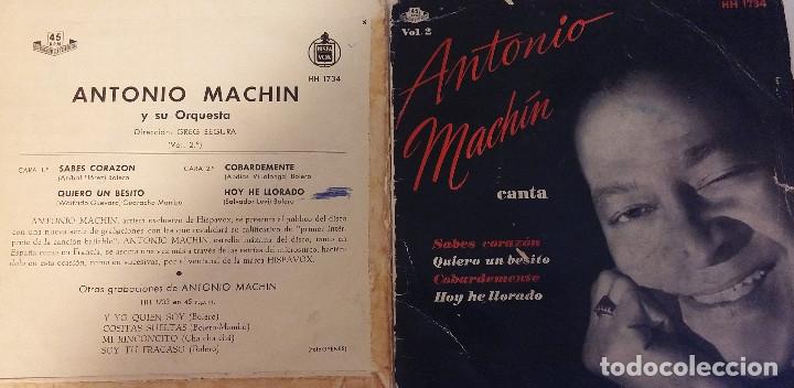 Discos de vinilo: ANTONIO MACHIN SABES CORAZON - Foto 1