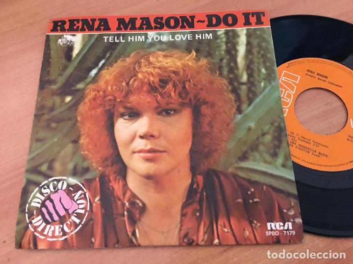 Discos de vinilo: RENA MASON (DO IT) SINGLE ESPA&Ntilde;A 1979 (EPI13) - Foto 1