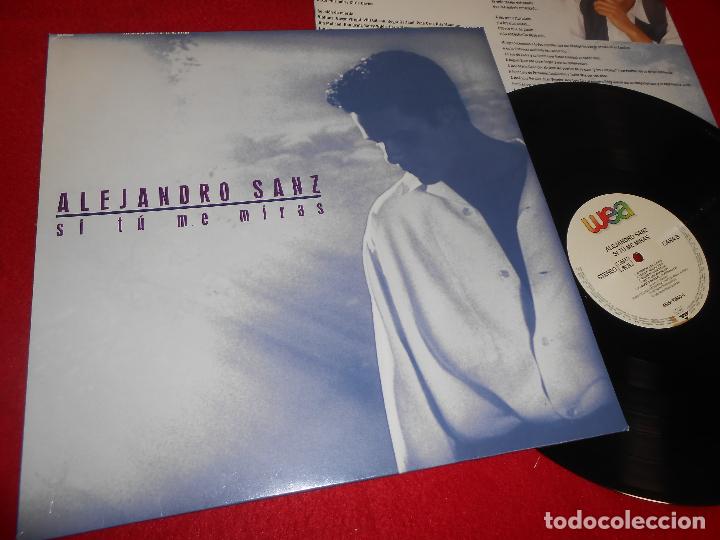Discos de vinilo: ALEJANDRO SANZ SI TU ME MIRAS LP 1993 WEA GERMANY