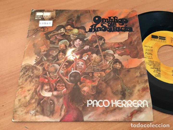 Vinyl-Schallplatten: PACO HERRENA (OMBLIGO DE ANDALUCIA) SINGLE ESPA&Ntilde;A 1980 PROMO (EPI13)