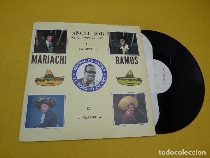 Vinyl records: LP MARIACHI RAMOS - El Gordito De Oro - Grabaciones Angel Job 707 - Antillas Holandesas(EX-/EX-)