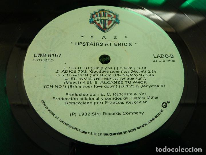 Discos de vinilo: YAZ - UPSTAIRS AT ERICS - WARNER 1982 - Foto 5