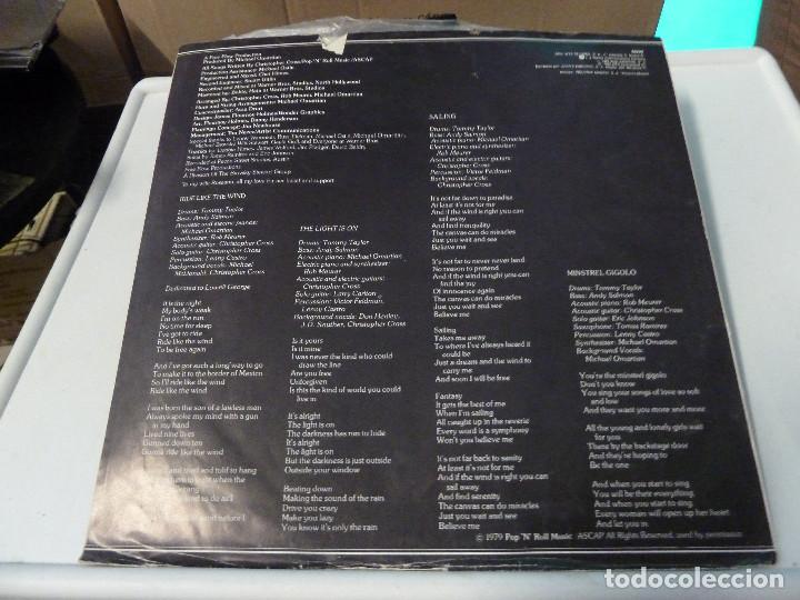 Discos de vinilo: CRISTOPHER CROSS - WEA 1982 - Foto 4