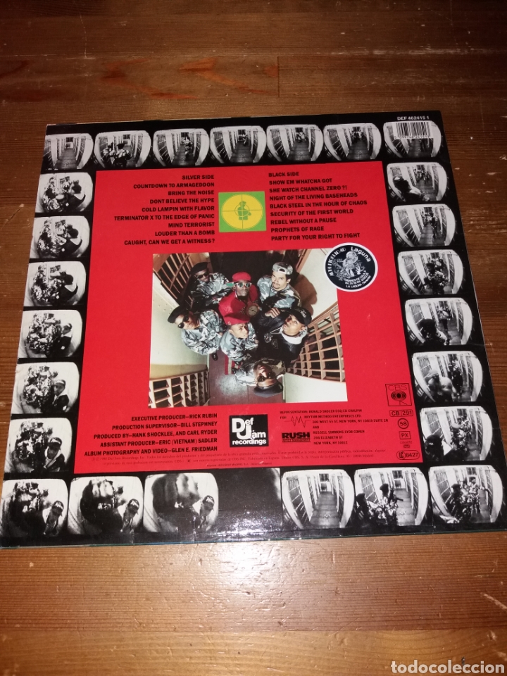 Discos de vinilo: LP PUBLIC ENEMY - Foto 2