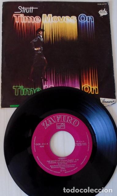 Discos de vinilo: STRUTT - TIME MOVES ON   ZAFIRO - 1976 - Foto 2