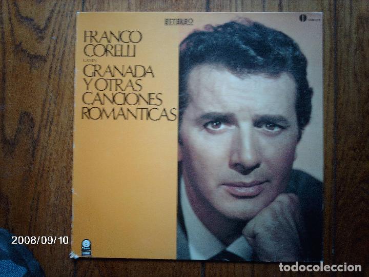 Discos de vinilo: franco corelli  canta granada y otras canciones rom&aacute;nticas - Foto 1