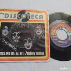 Discos de vinilo: KISS - ROCK AND ROLL ALL NITE / NOTHIN' TO LOSE