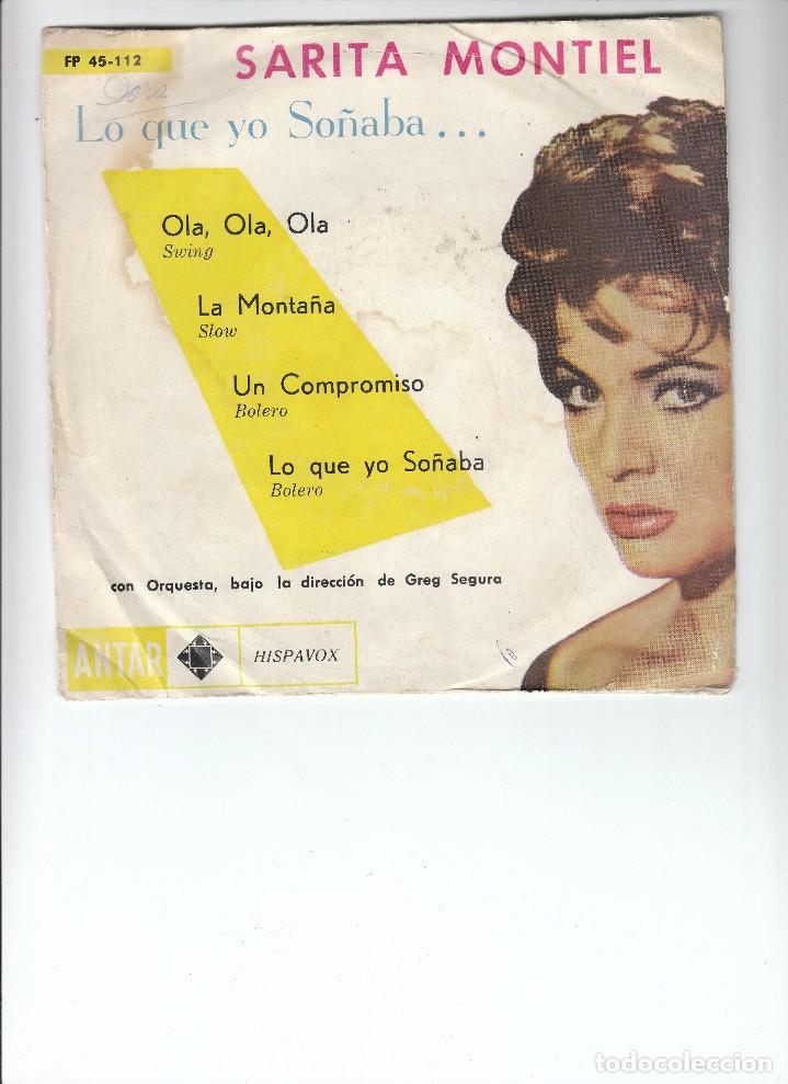 SARITA MONTIEL: RARO Y ANTIGUO 4 CANCIONES DE URUGUAY-PORTADA ORIGINAL (Música - Discos - Singles Vinilo - Solistas Españoles de los 50 y 60)