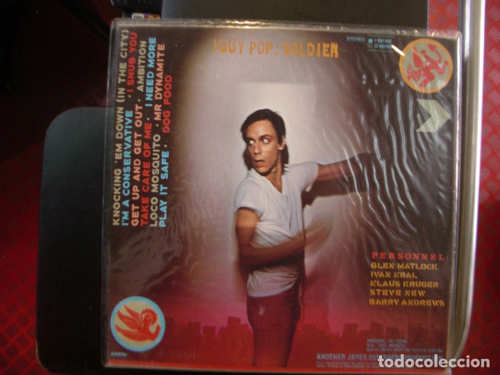 Discos de vinilo: IGGY POP - SOLDIER. LP. - Foto 2