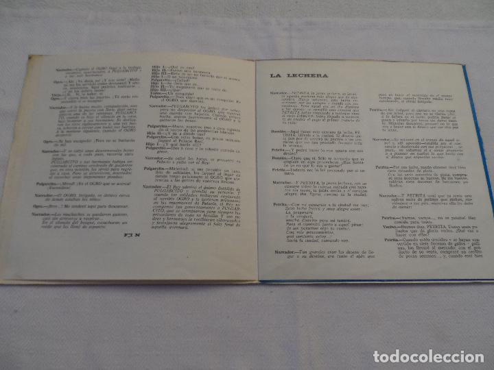 Discos de vinilo: DISCO-CUENTO PULGARCITO Y LA LECHERA MARFER - Foto 2