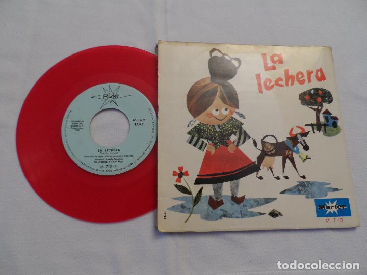 Discos de vinilo: DISCO-CUENTO PULGARCITO Y LA LECHERA MARFER - Foto 3