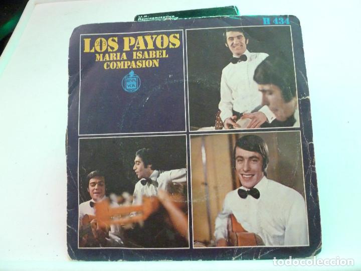 Discos de vinilo: LOS PAYOS - MARIA ISABEL - COMPASION - HISPAVOX - Foto 1