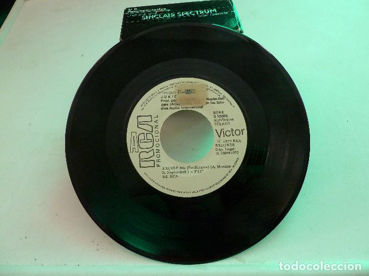 Discos de vinilo: JUNIOR - EXCUSE ME - PERDONAME - THE SNAKE - Foto 3