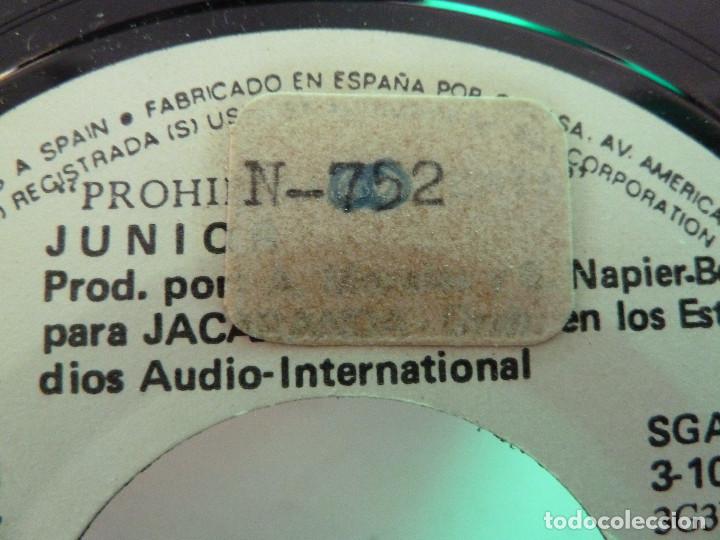 Discos de vinilo: JUNIOR - EXCUSE ME - PERDONAME - THE SNAKE - Foto 4