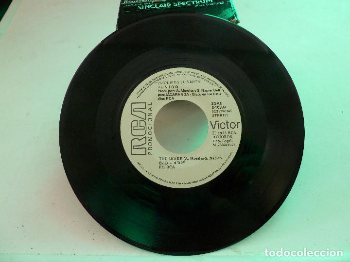 Discos de vinilo: JUNIOR - EXCUSE ME - PERDONAME - THE SNAKE - Foto 5