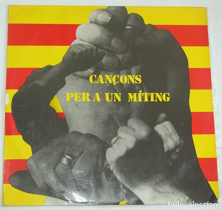Discos de vinilo: CAN&Ccedil;ONS PER A UN MITING 1978 - Foto 1