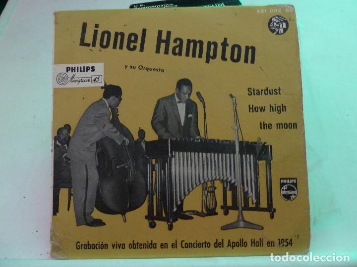 Discos de vinilo: LIONEL HAMPTON - HOW HIGH THE MOON - STAR DUST - Foto 1